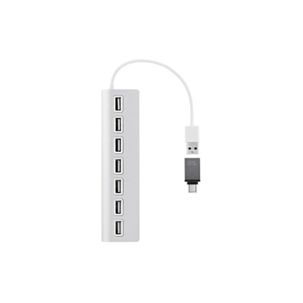 Adaptör och omvandlare Tnb HUB USB 7 PORTAR USB-A 2.0 ALUMINIUM