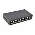 Miniatyrbild 3 av 4: Diprogress DPNS08GM Switch med 8 Gigabit-portar icke-hanterad svart väggmonterbar