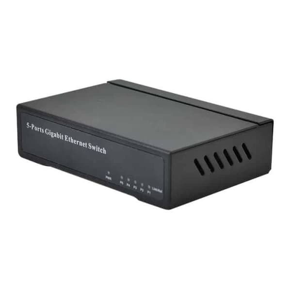DIPROGRESS DPNS05GM 5-portars Gigabit Ethernet 10G svart icke hanterad nätverksbrytare