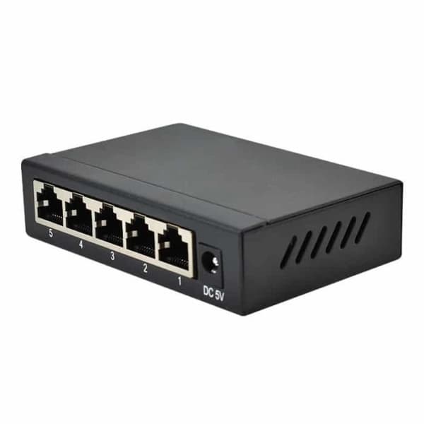 DIPROGRESS DPNS05GM 5-portars Gigabit Ethernet 10G svart icke hanterad nätverksbrytare Svart
