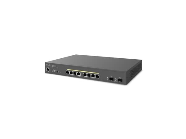 EnGenius ECS2510FP, hanterad, L2+, 2.5G Ethernet (100/1000/2500), Strömförsörjning via Ethernet (PoE) stöd, Rackmontering