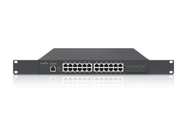 EnGenius ECS1528T, hanterad, L2/L3, Gigabit Ethernet (10/100/1000), Full duplex Svart