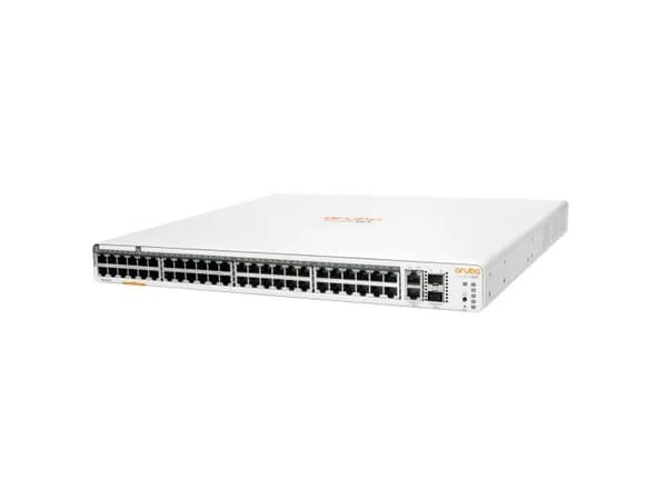HPE Networking Instant On 1960 48G 40p Class4 8p Class6 PoE 2XGT 2SFP+ 600W Switch - Switch - Styrt - 48 x 10/100/1000 + 2 x 10 Gigabit SFP+ + 2 x 10