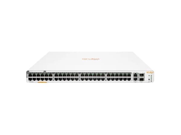 HPE Networking Instant On 1960 48G 40p Class4 8p Class6 PoE 2XGT 2SFP+ 600W Switch - Switch - Styrt - 48 x 10/100/1000 + 2 x 10 Gigabit SFP+ + 2 x 10