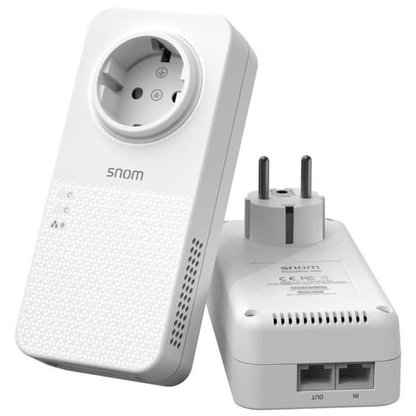Snom PoE Injektor Gigabit Ethernet IEEE 802.3af 15.4W 00004679