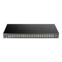 D-LINK DGS-3130-54TS Layer 3 Switch 48 portar Hanterbar - 3 lager stöds - Modulär - Twisted Pair, Fiberoptisk- USED Svart, Grå