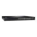 Miniatyrbild 3 av 4: Dell Networking N3024 Switch C3 Hanterad 24 x 10-100-1000 + 2 x 10 Gigabit SFP+ + 2 x SFP Gigabit kombinerad Rackmonterbar- USED