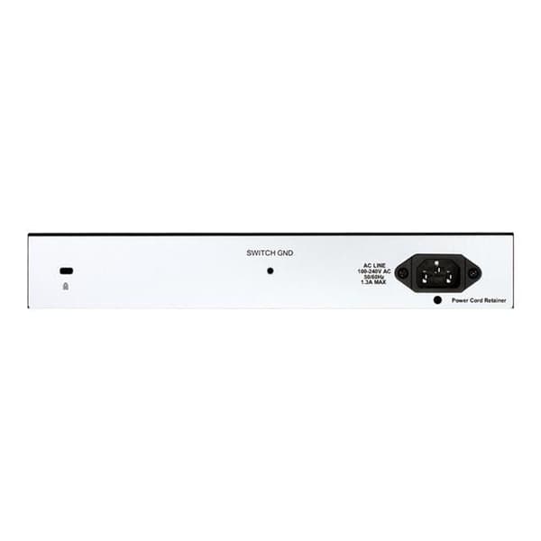 D-LINK Switch Smart+ 8 portar - DGS-1210-10P - 10/100/1000 Mbps PoE/PoE+ + 2 SFP-portar- USED Svart
