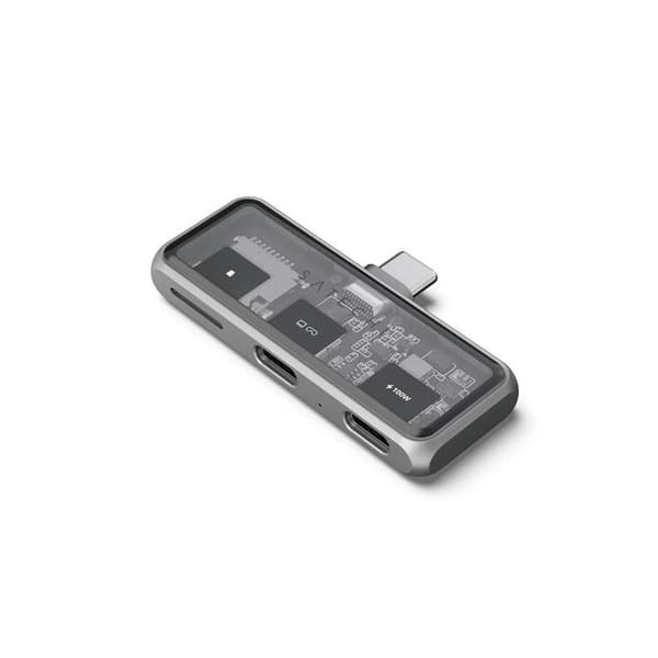 Hub USB 3.2 Mobil XR 100W med Micro SD-läsare Stöd för 4K Satechi Grå