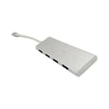 Miniatyrbild 1 av 2: CoolBox COO-HUC4U3 USB-hubb Vit - 4 portar - BC1.2 snabbladdningsstöd - Aluminiumfodral