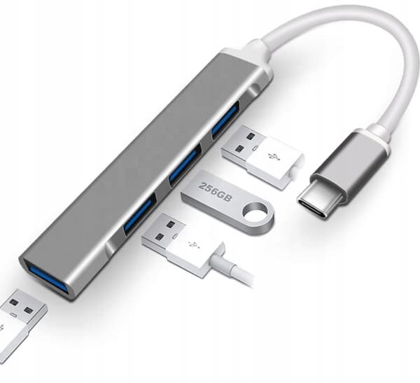 USB-C HUB ADAPTER KONVERTER USB 3.0 SPLITTER