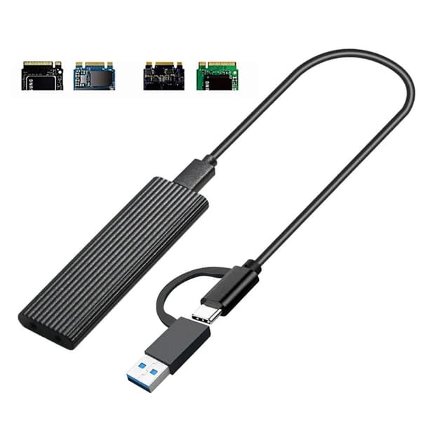M.2 NVME PCIE USB-C 3.1-drevkabinet M2-slot
