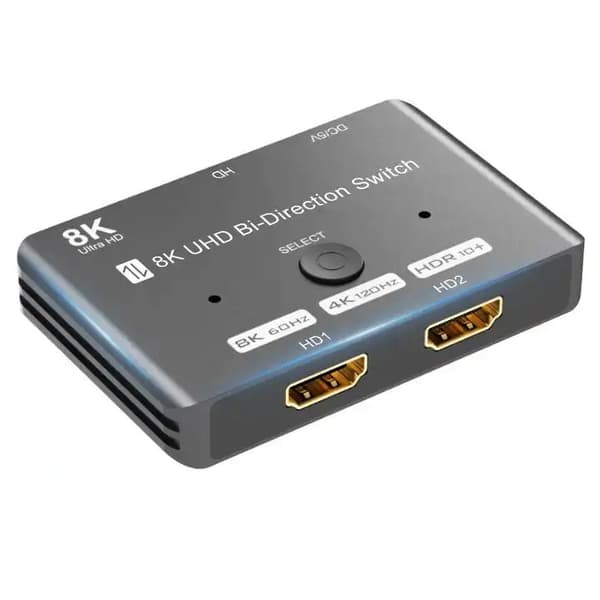 Kytkinsovitin HDMI 2.1 8k 60Hz 4k 120Hz Kaksisuuntainen