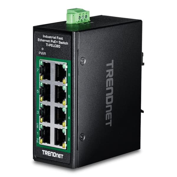 Switch Trendnet TI-PELC80 Svart