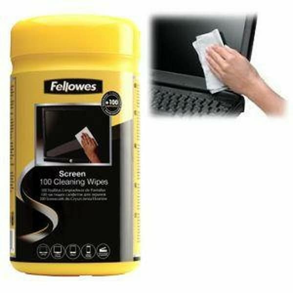 Rengöringsservetter Fellowes 9970330 Automat/anordning Skärm 100 Delar