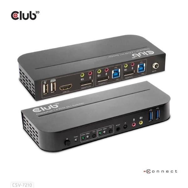 Hub - CLUB 3D - CSV-7210 - USB - 4 portar - USB