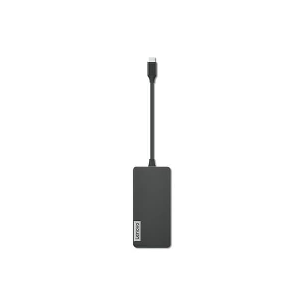 Hub USB Type C - Lenovo - GX90T77924 - 7-i-1 - Grå - USB