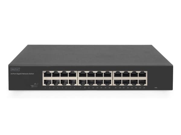 Digitus DN-80113-2, Uhåndtert, Gigabit Ethernet (10/100/1000), Rack-montering