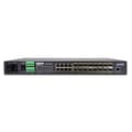 Miniatyrbild 2 av 2: Planet MGSW-24160F, Managed Network Switch, L2+, Gigabit Ethernet (10-100-1000), Ethernet-anslutning