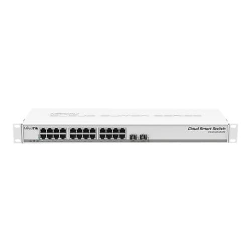 MikroTik Cloud Smart Switch CSS326-24G-2S+RM - switch - 26 portar - smart - rackmonterbar