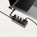 Miniatyrbild 2 av 2: USB 3.2 Gen1 Hub - LOGILINK - UA0419 - 4 portar - Strömbrytare - Överbelastningsskydd