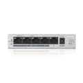 Miniatyrbild 2 av 3: ZYXEL GS1005HP 5-portars Ethernet-switch - 2 lager som stöds - Twisted Pair - Desktop