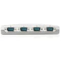 Miniatyrbild 2 av 3: Hub serie RS232 - STARTECH - USB till 4x DB9-adapter - Bussdriven - Kompakt design - PC, Mac