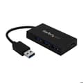 Miniatyrbild 2 av 3: USB 3.0-hub - STARTECH - 4 portar - 3x USB-A och 1x USB-C - Laddning och synkronisering - Svart