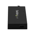 Miniatyrbild 1 av 3: USB 3.0-hub - STARTECH - 4 portar - 3x USB-A och 1x USB-C - Laddning och synkronisering - Svart