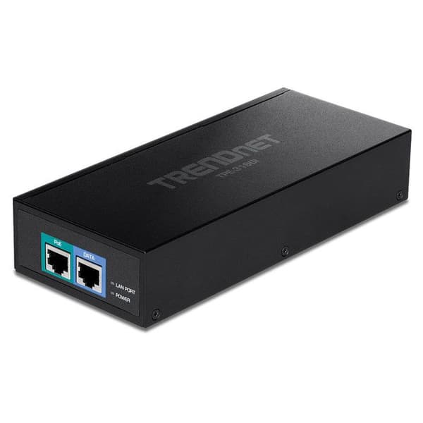 Injektor - TRENDNET - TPE-319GI - PoE++ - 10GBASE-T - Konverterar en icke-PoE-port till en 10G PoE++-port