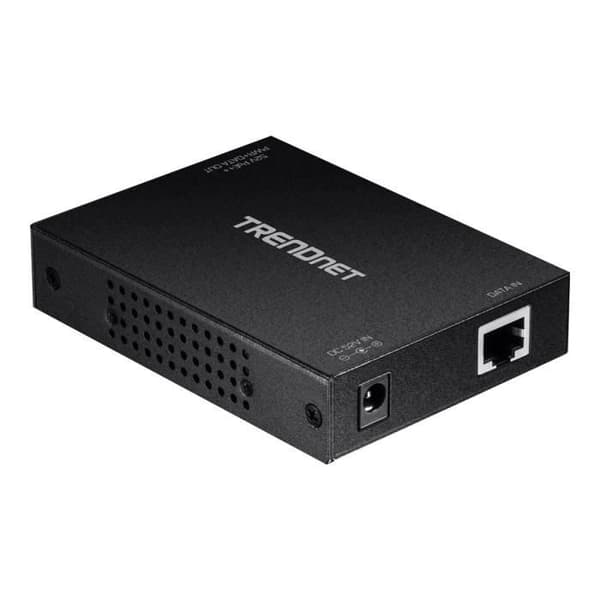 TRENDNET TPE-117GI POE-injektor - 52 V DC, 1,38 A-utgång - 1 Gigabit Ethernet-ingångsport(ar) - 1 Gigabit Ethernet-utgång(ar)