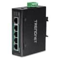 Miniatyrbild 1 av 3: trendnet 5-ports industriell gigabit poe+ din-rail switch blackRouter, wifi, nätverk 5-PORT INDUSTRIELL GIGABIT POE+ DIN-RAIL SWITCH