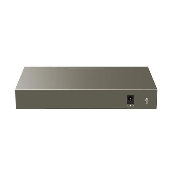 IP-COM Desktop-switch 9 portar Gigabit 10/100/1000M, 8 PoE-portar, Auto MDI/MDIX, VLAN-läge, Plug&Play, i stål. G1109P-8-102W