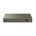 Miniatyrbild 3 av 4: IP-COM Desktop-switch 9 portar Gigabit 10/100/1000M, 8 PoE-portar, Auto MDI/MDIX, VLAN-läge, Plug&amp;Play, i stål. G1109P-8-102W