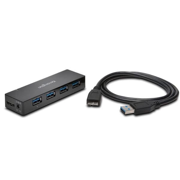 UH4000C Hub Concentrator - KENSINGTON - 4 x SuperSpeed USB 3.0 - För stationär dator