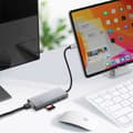 Miniatyrbild 6 av 6: HUB USB-C till HDMI 4K USB Ethernet USB-C Power Delivery 100W Belkin Silver