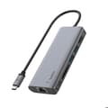 Miniatyrbild 2 av 6: HUB USB-C till HDMI 4K USB Ethernet USB-C Power Delivery 100W Belkin Silver