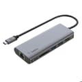 Miniatyrbild 1 av 6: HUB USB-C till HDMI 4K USB Ethernet USB-C Power Delivery 100W Belkin Silver