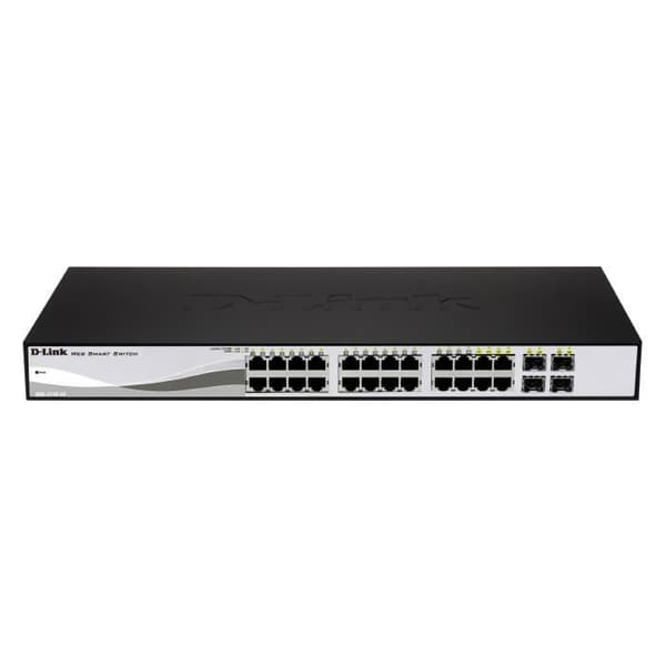 D-LINK 24-portars smart switch - DGS-1210-24P - 10/100/1000 Mbps