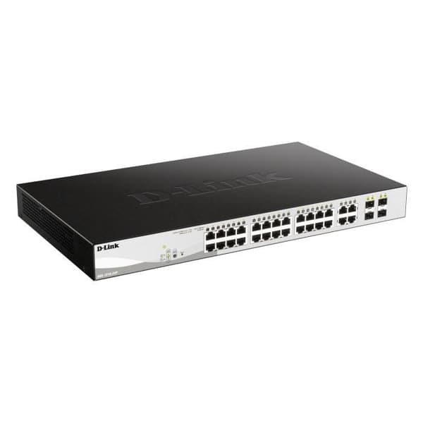 D-LINK 24-portars smart switch - DGS-1210-24P - 10/100/1000 Mbps