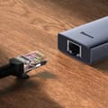 Miniatyrbild 5 av 6: Hub Typ-C till HDMI, 3xUSB, Typ-C, RJ45, 4K@60Hz - Baseus UltraJoy (B00052807813-00) - Grå sidereal
