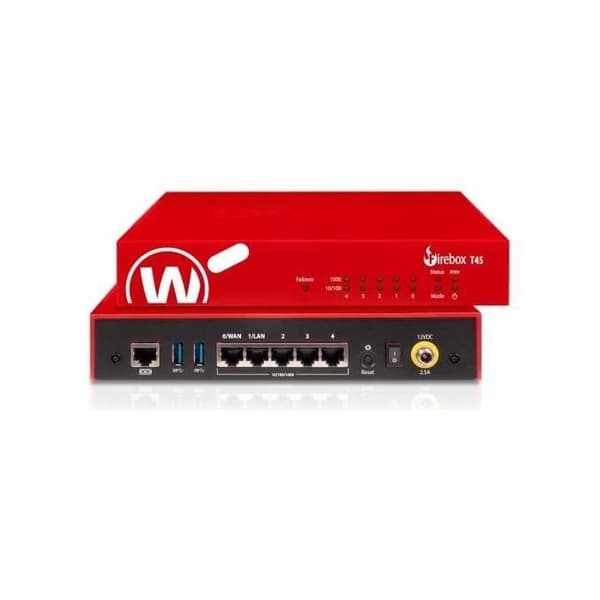 Byt upp till WatchGuard Firebox T45 med 3 års Basic Security Suite (WGT45413)