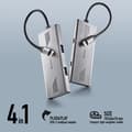 Miniatyrbild 4 av 6: USB-hubb - NGS - WONDERDUO-C - 4 portar (2 USB-C + 2 USB-A) - Aluminium - 5 Gbps