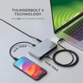 Miniatyrbild 1 av 4: Station Thunderbolt 4 - SATECHI - Slim Pro - Ladda USB-C 96W - Video utgång 8K - 4 Thunderbolt 4-portar
