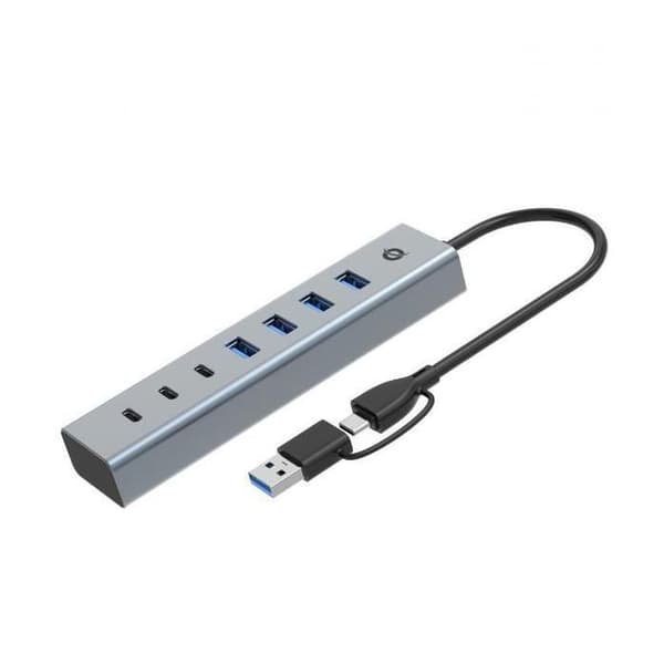 7-port Usb 3.0 Hub 5gbps Usb-c X 3