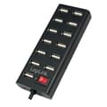 Miniatyrbild 1 av 2: Koncentrator (hub) - LOGILINK - UA0126 - 13 portar - USB 2.0 - Överströmsskydd