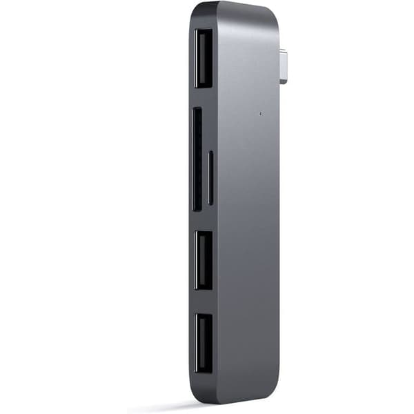 Hubadapter - Satechi - 3-i-1 - Aluminium - 3 USB 3.0-portar - Micro-SD-läsare