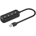 Miniatyrbild 1 av 2: USB 2.0-hubb - VENTION - 4 portar - Svart - 0,15 m - Snabb anslutning
