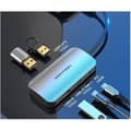 Miniatyrbild 2 av 4: Vention 5-port USB 3 Gen 1 / 3x USB3.0 / PD Hub 0.15M Grå Aluminiumlegering Typ