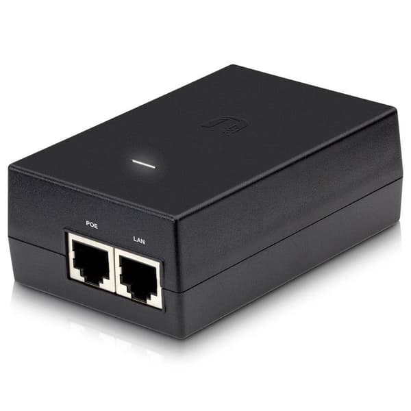 Injectör PoE - UBIQUITI - 48V 24W - 48 portar - Passiv - Inomhus